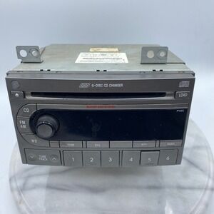 Subaru P130 6-Disc CD Changer Radio 86201SA110 Gray Parts Only 5 Button‎ Loose